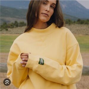 Daily Drills Yellow Sweatshirt, tank and shorts set